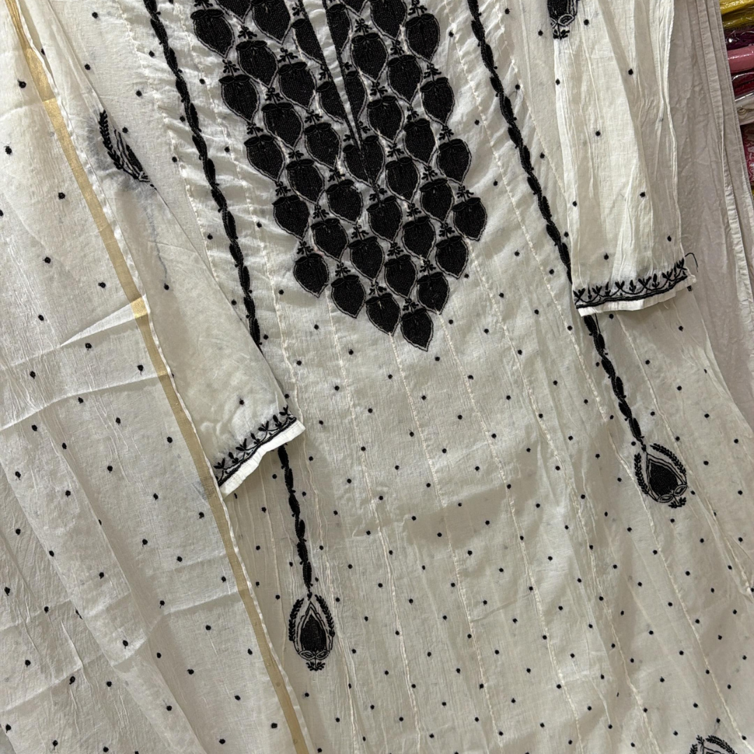 Chikankari Fabric & Suits – Elegant Hand Embroidered Wear - Image 5