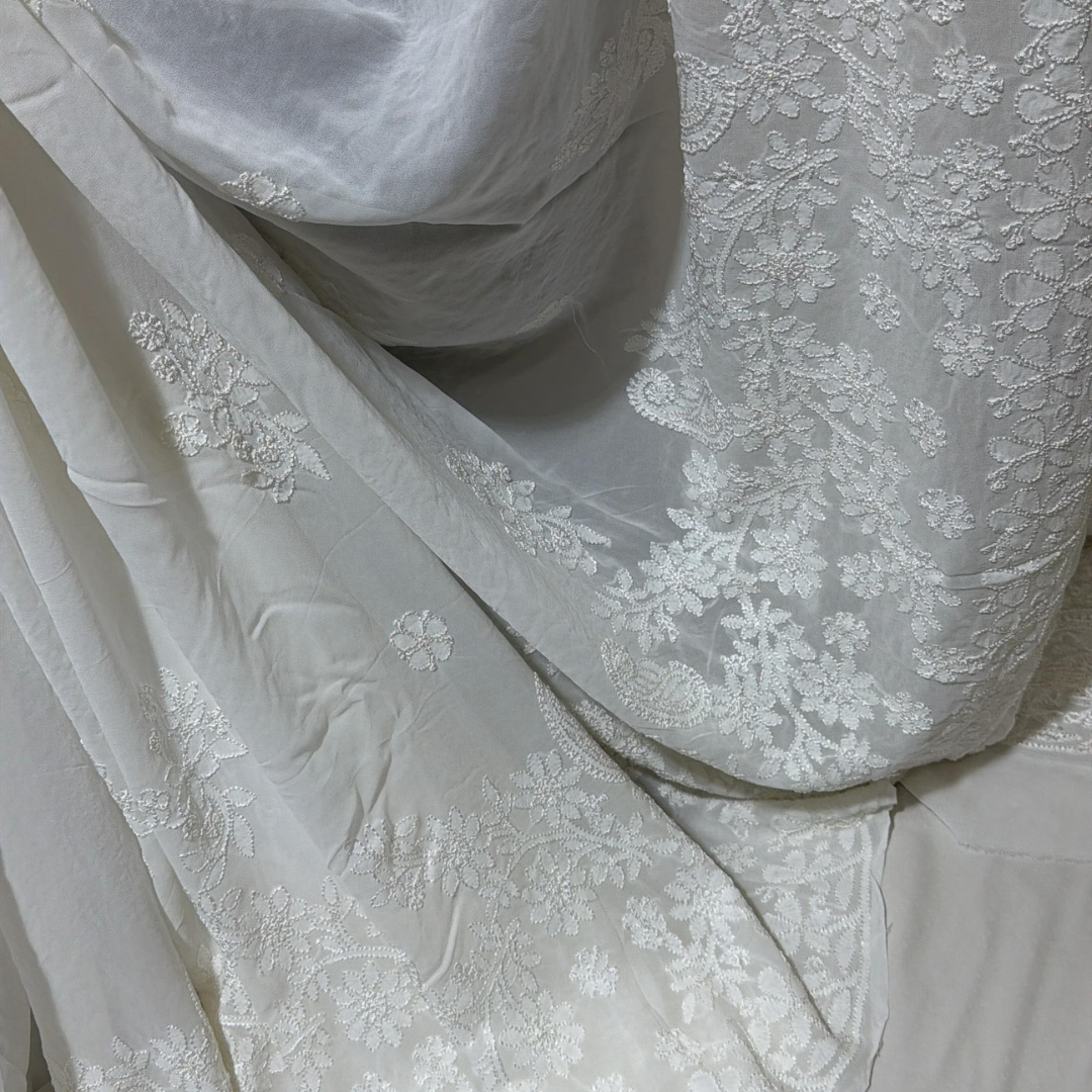 Chikankari Fabric & Suits – Elegant Hand Embroidered Wear - Image 3
